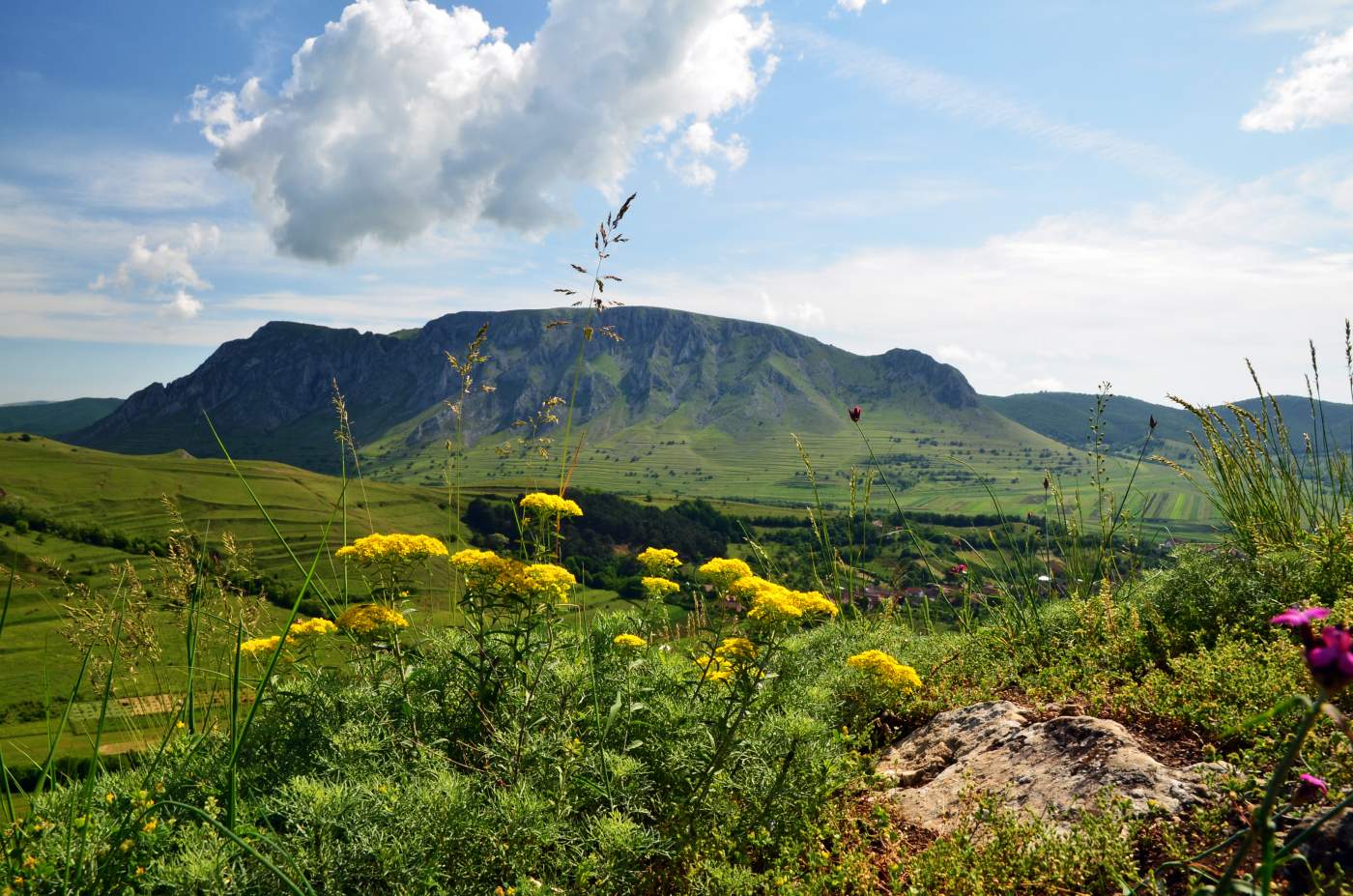 Rumänien mit einer atemberaubenden Landschaft