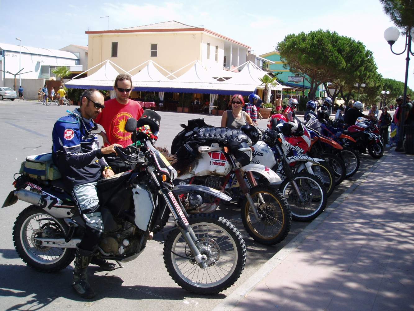 Motorrad Treffpunkt zur Tour auf Sadinien 