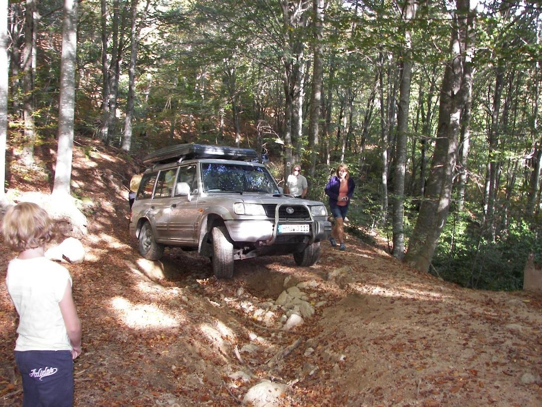 Abenteuerliche Offroadpassagen aud der 4x4 Reise in Nord-Spanien