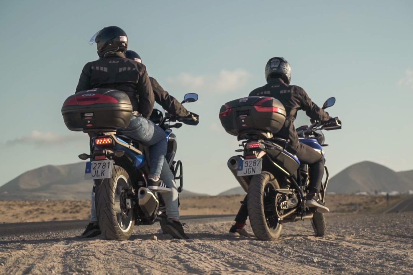 On und Off Road in Lanzarote auf der Motorrad