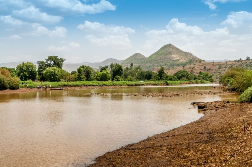 Landschaft am Tanasee in Äthiopien