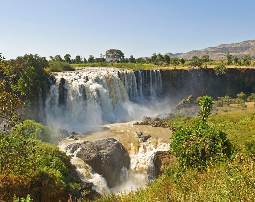 Wasserfälle des Blauen Nils bei Bahir Dar in Äthiopien