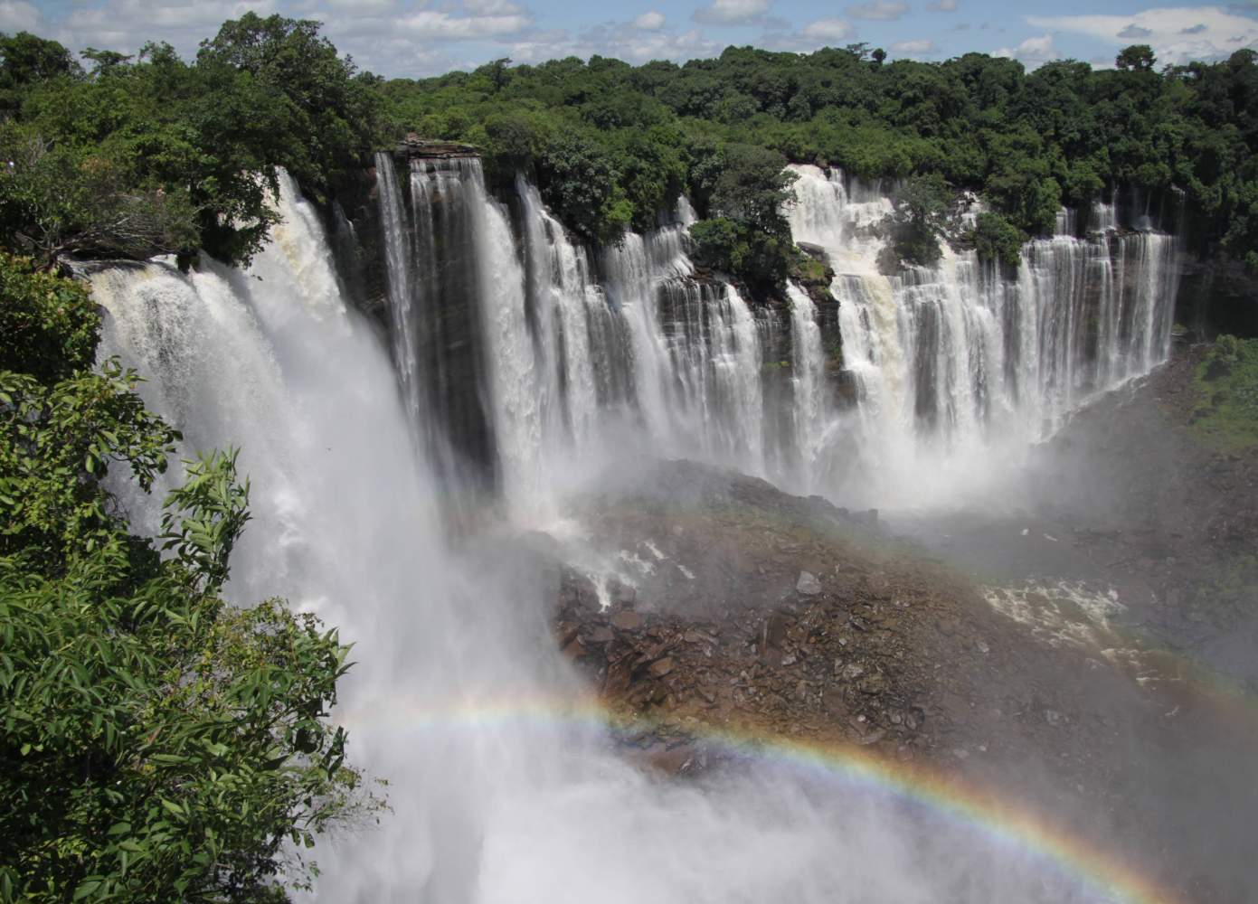 Kalandula-Wasserfälle in Malagne/Angola Kalandula-Wasserfälle in Malagne/Angola