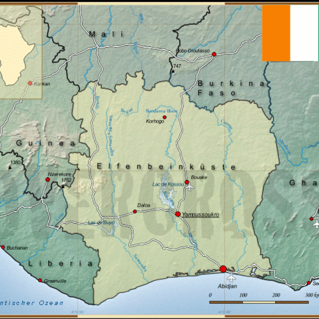 Motorradreisen Afrika Elfenbeinküste Regenwälder Küstenregionen