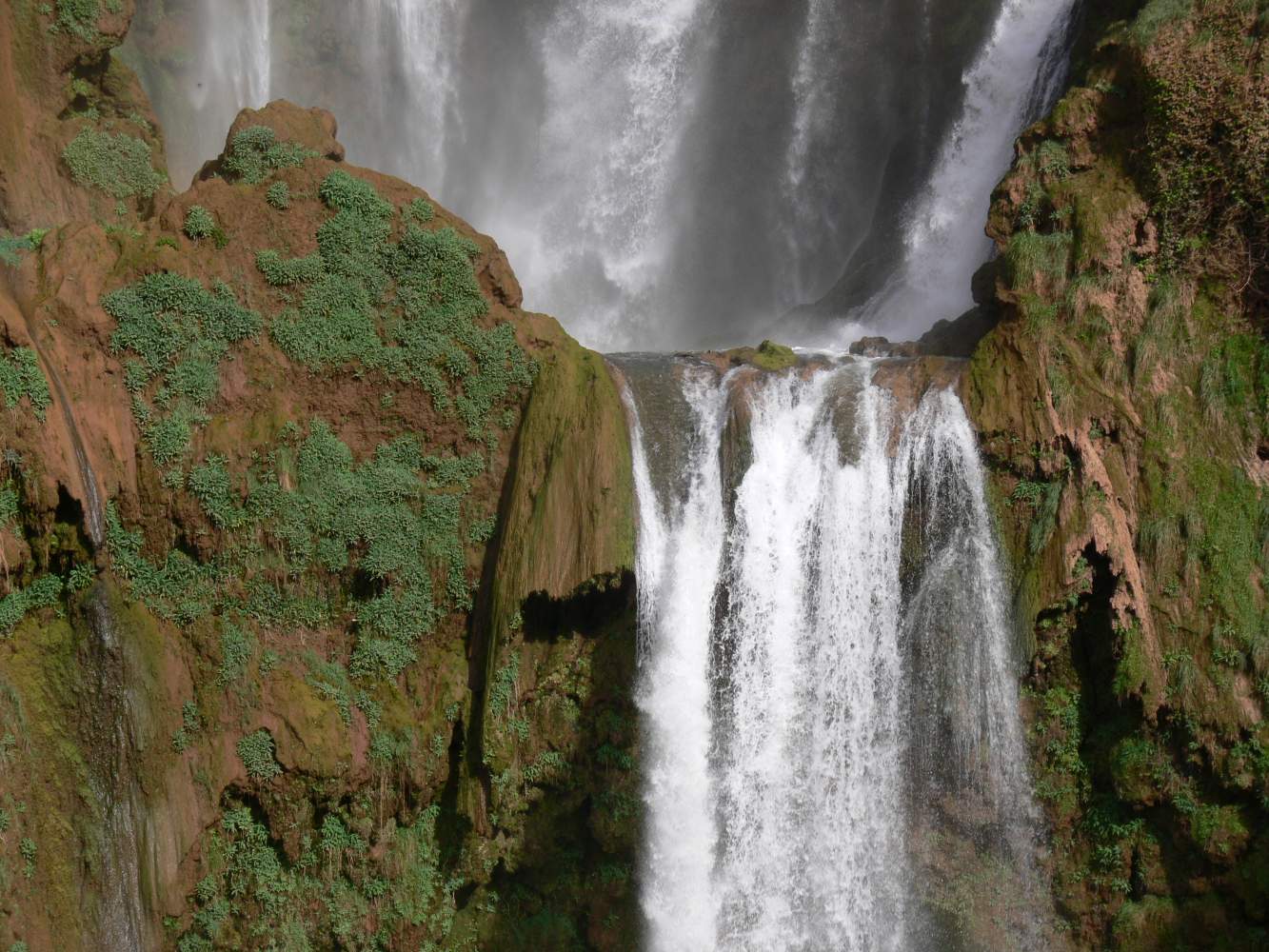 Die Ouzoud-Wasserfälle in Marokko