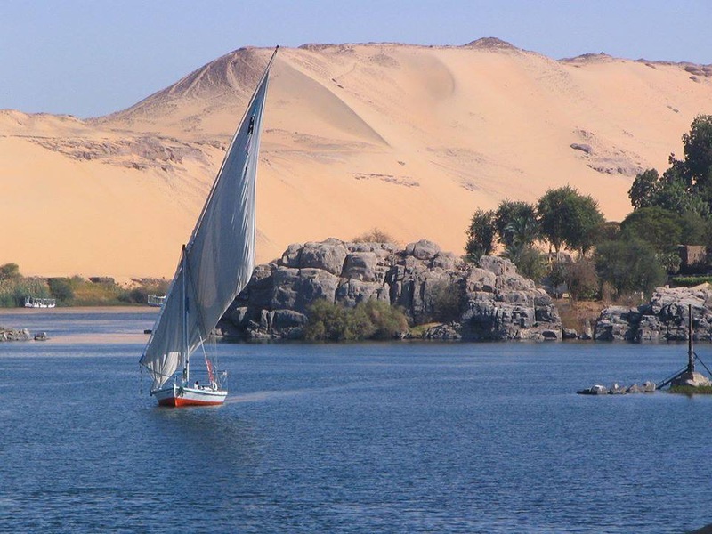 Nil-Landschaft im Sudan