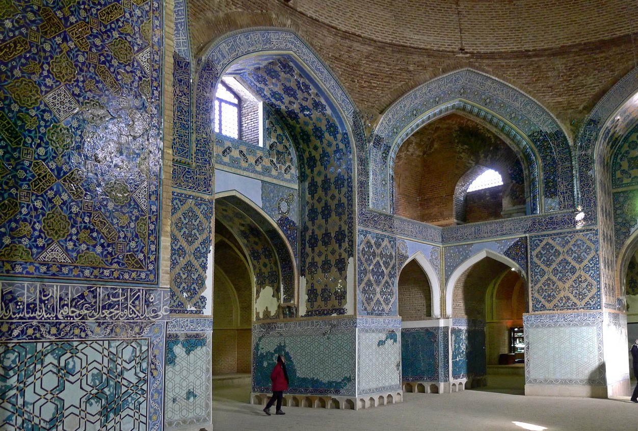 Die blaue Moschee in Täbris/Iran
Die blaue Moschee in Täbris/Iran