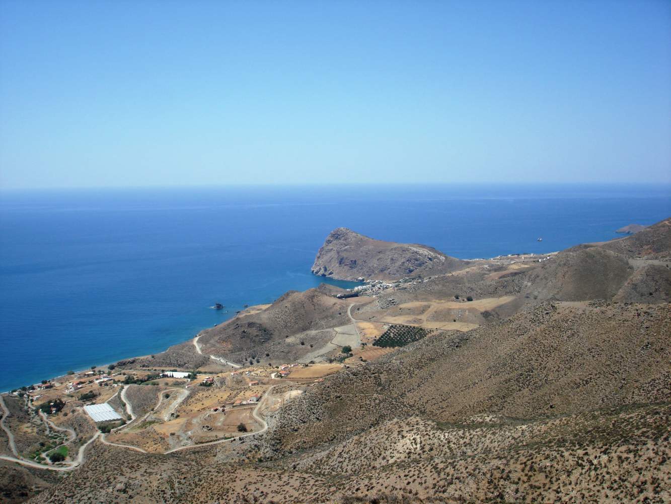 Meeresblick auf Kreta