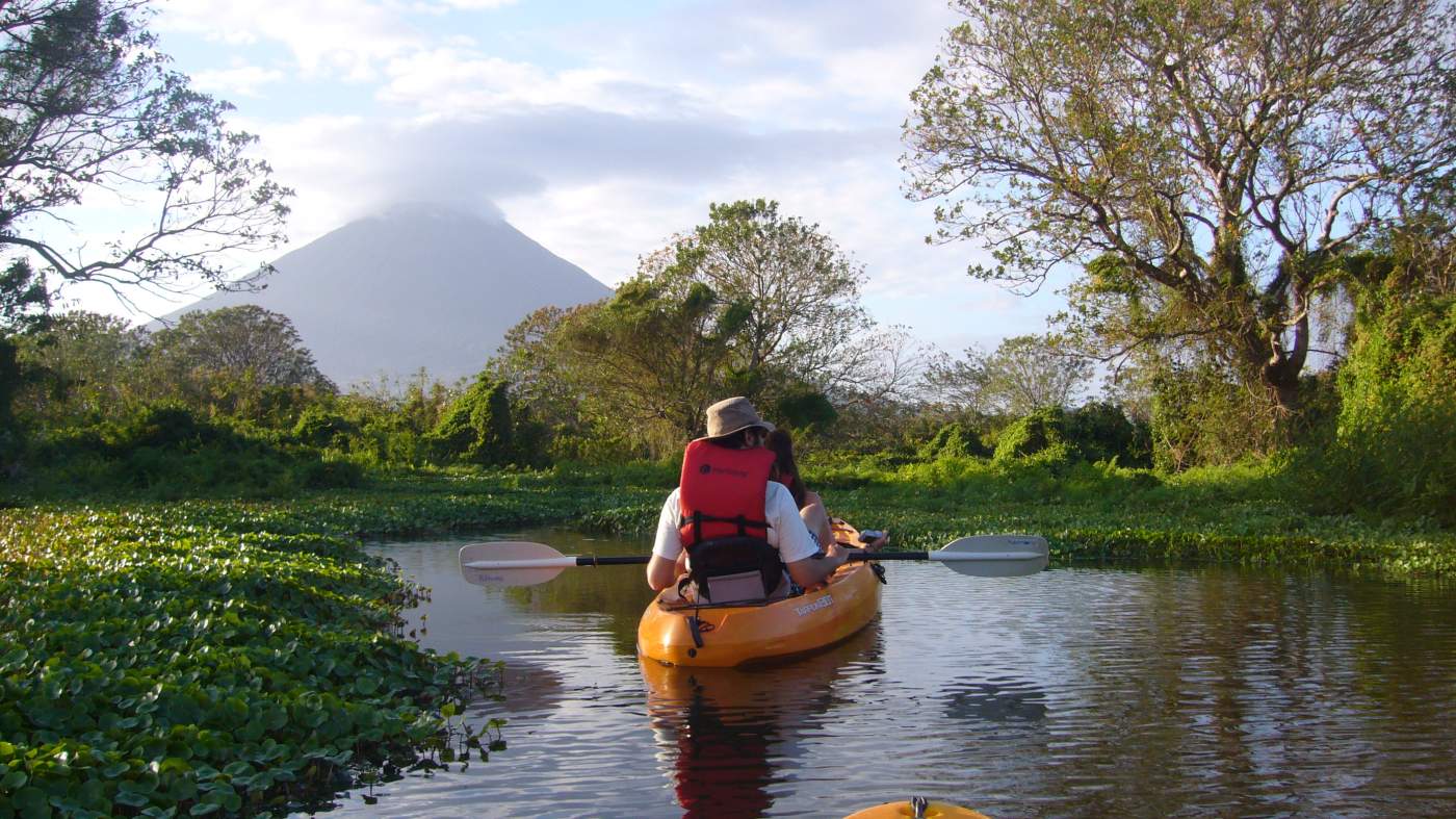 Kayak aud der Isla de Ometepe Kayak aud der Isla de Ometepe