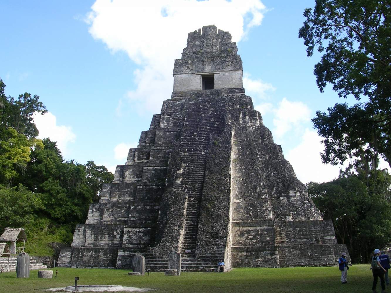 Mayastadt Tikal, mitten im Dschungel des Peten