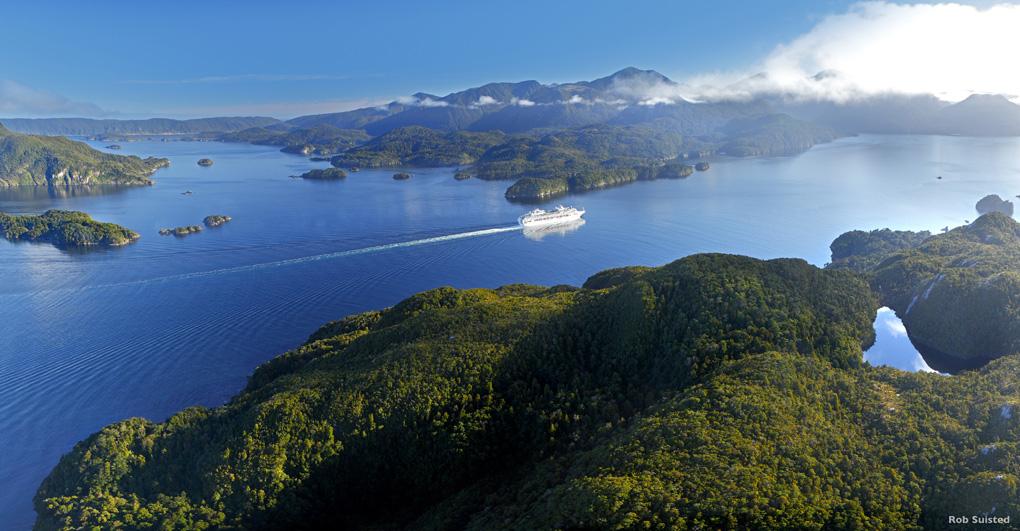 Blick auf Milford Sound - Neuseeland