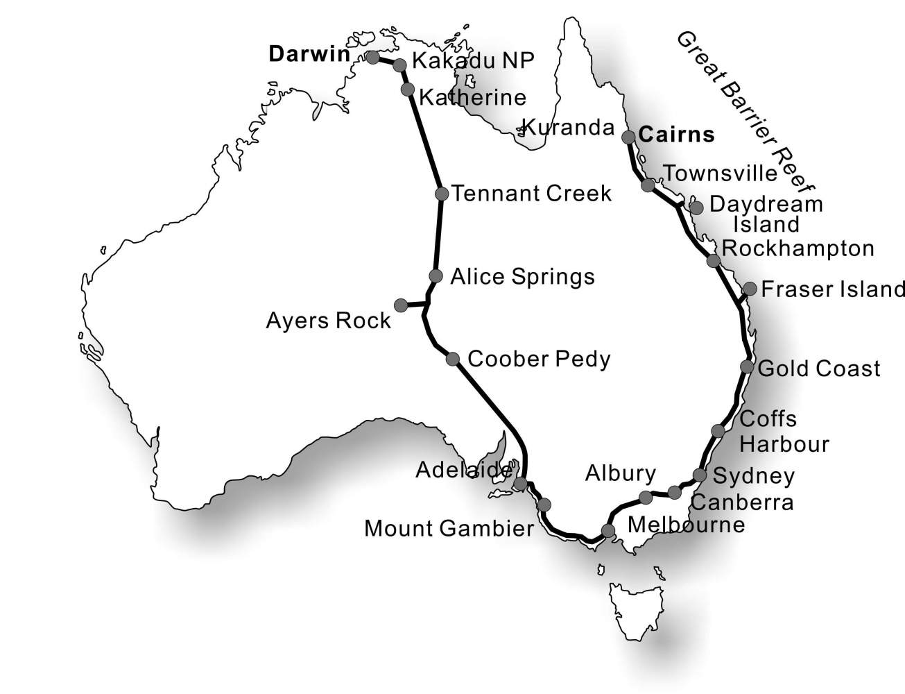 Australien Gruppenreise sydney melbourne cairns 