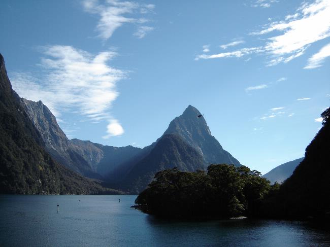 Im Neuseeland Urlaub Fjordlands Schifffahrt