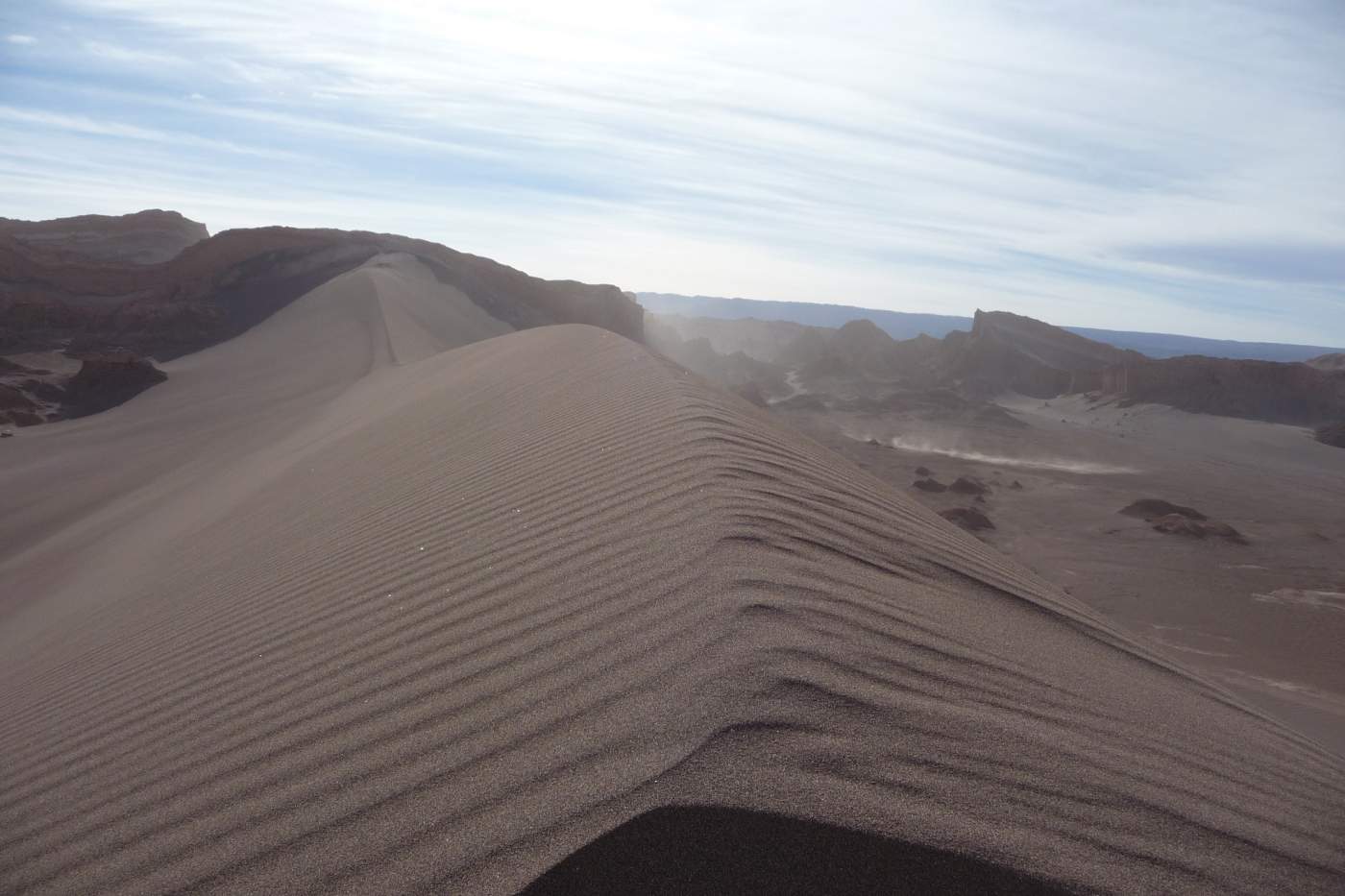 Argentinische Sanddünen auf unseren Enduro Reisen in Argentinien