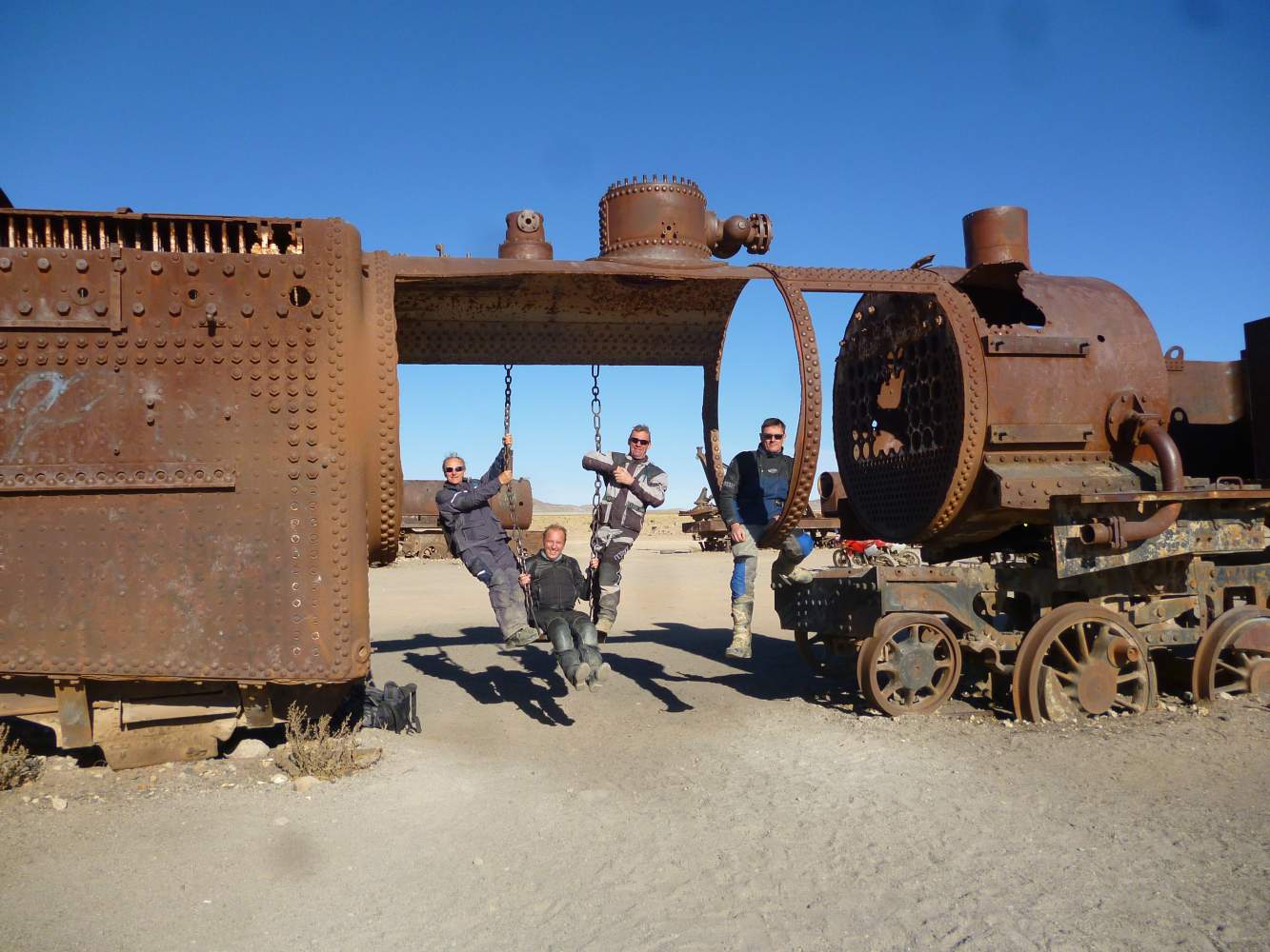 Friedhof der Züge - Uyuni