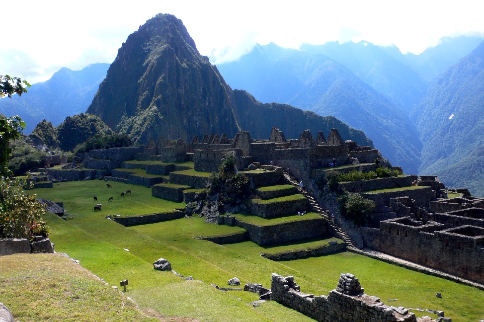 Ruinen der Inkastadt Machu Picchu