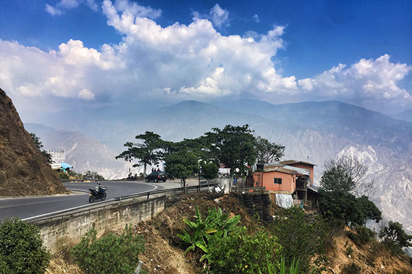 Ausblick auf Kolumbiens Berge