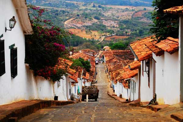 Das Dorf Barichara, Kolumbien