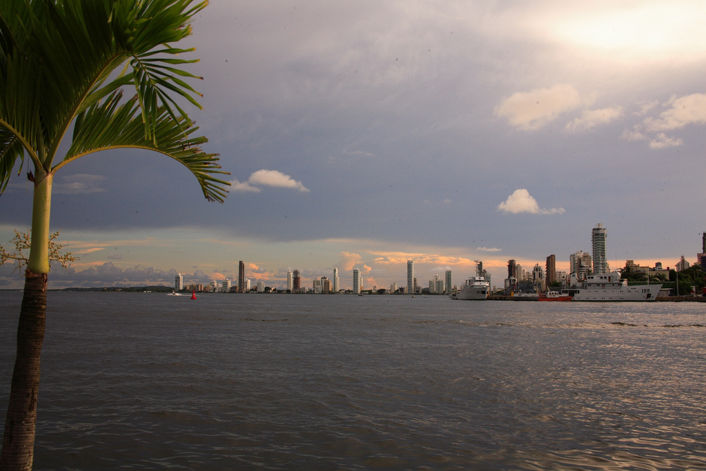 Blick auf Cartagena, Kolumbien