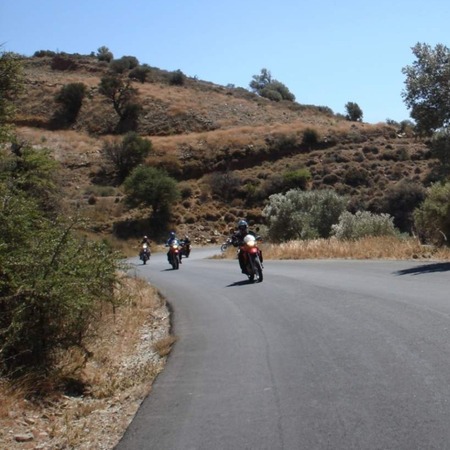 Viagem de moto do Sul de Creta: férias de moto em Creta do Sul
