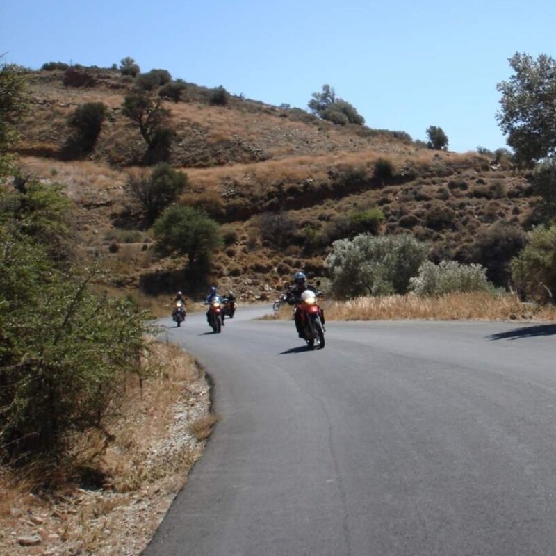 Voyage à moto dans le sud de la Crète : vacances à moto en Crète du Sud