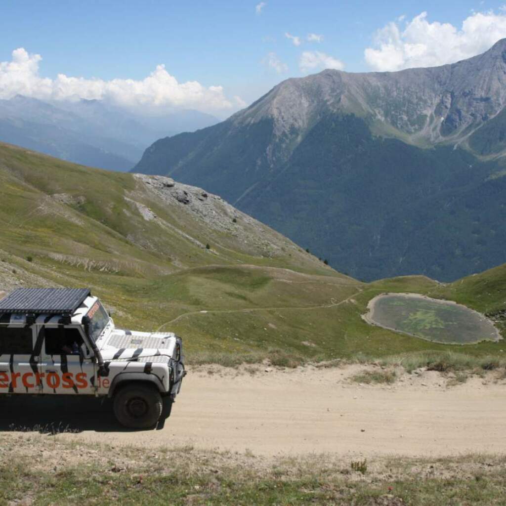 Offroad-Reisen Europa Abenteuer Cottischen Alpen Freiheit