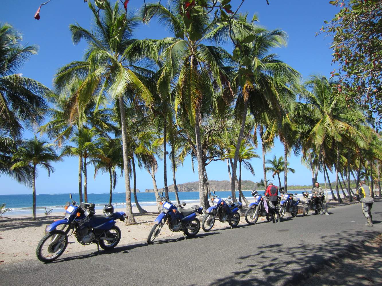  Am Strand von Samara auf der legendären Panamerikana Enduroreise