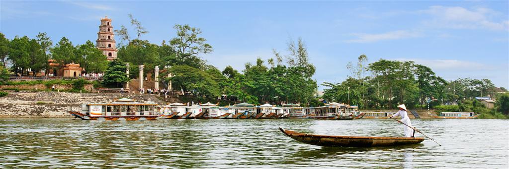 Parfüm Fluss, Vietnam. Erlebnisreise vom Reiseveranstalter OVERCROSS