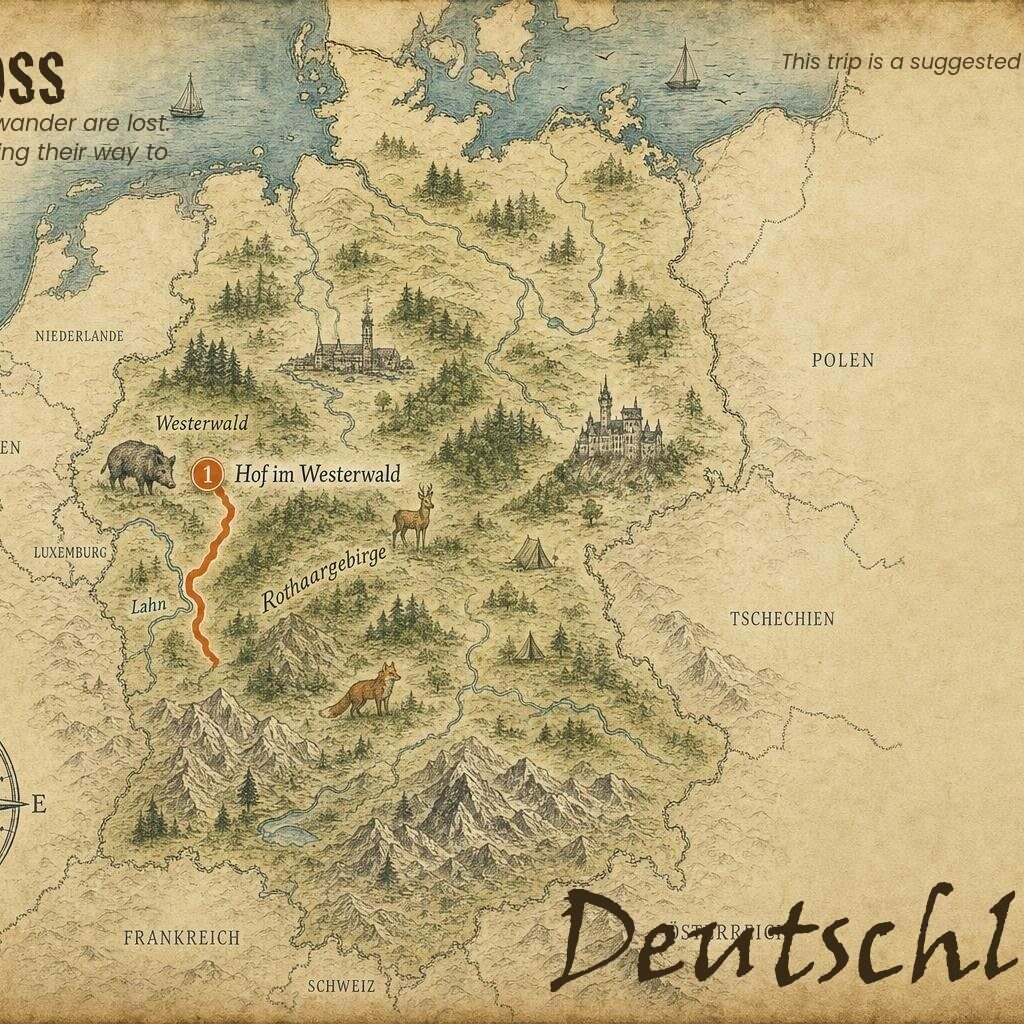 Enduro Training Deutschland für Reiseenduros – Deutschland Roadbook