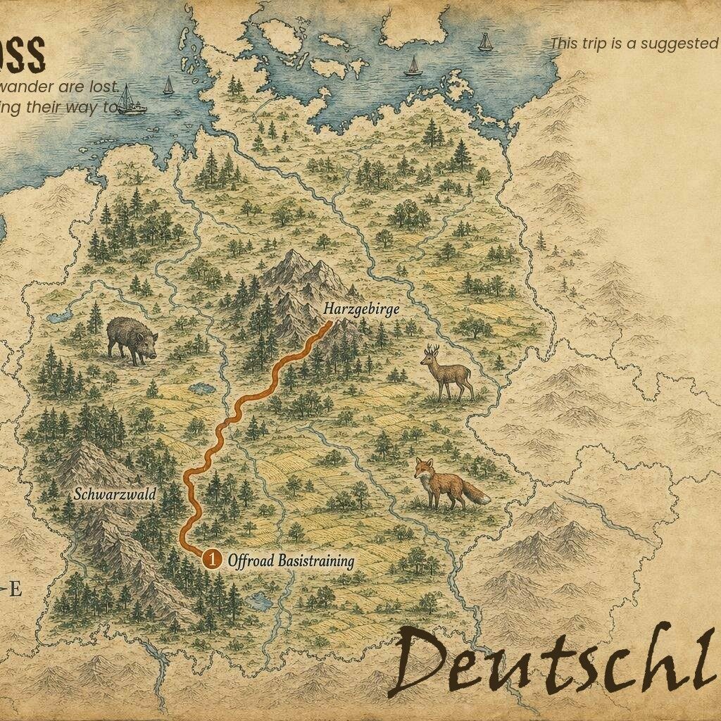 Deutschland 4x4 Offroad Basistraining – Deutschland Roadbook