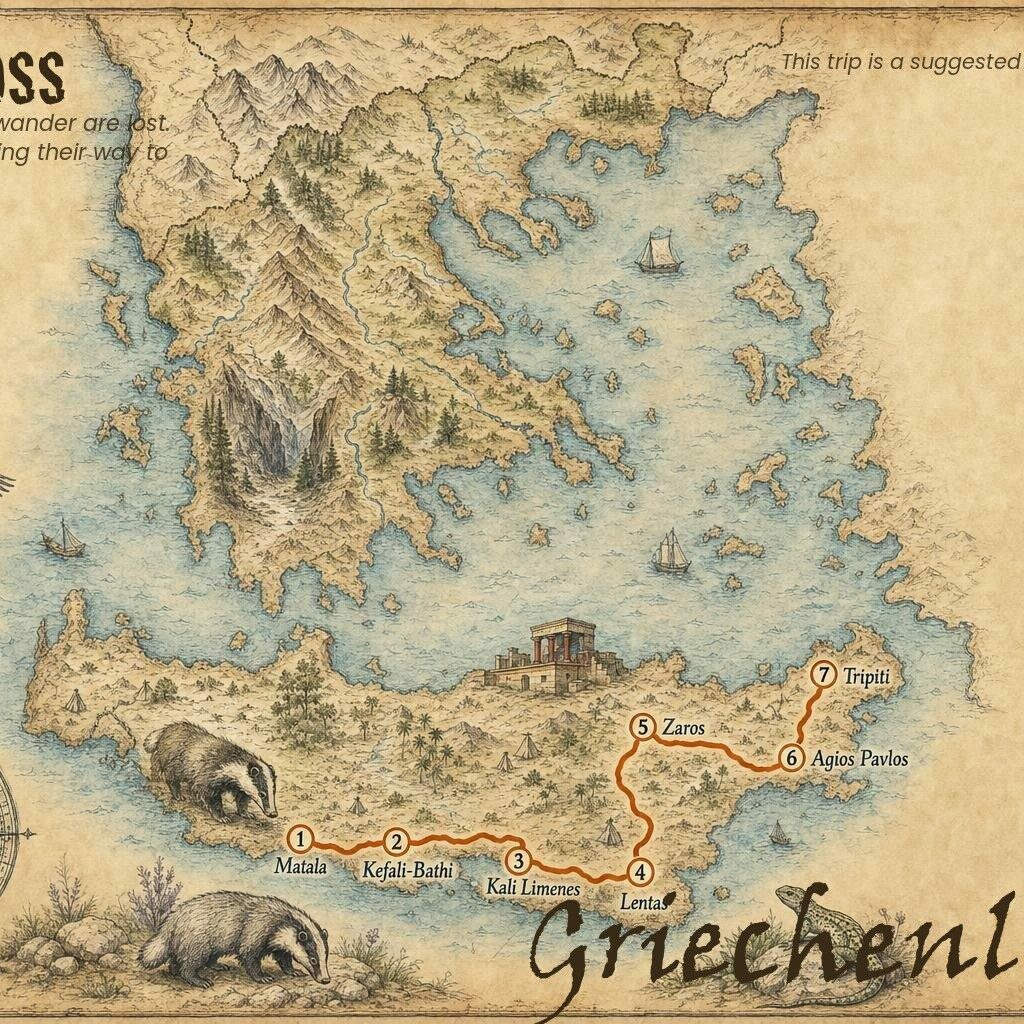 Motorradtour Kreta über Küsten, Berge und alte Pfade – Griechenland Roadbook