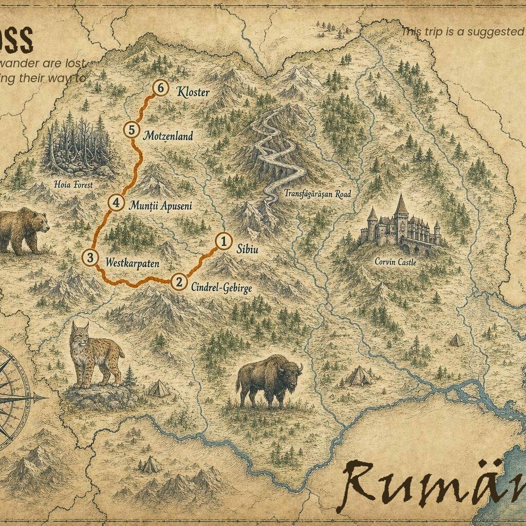 Karpaten 4x4 Tour – Offroad Komfortreise Rumänien – Rumänien Roadbook