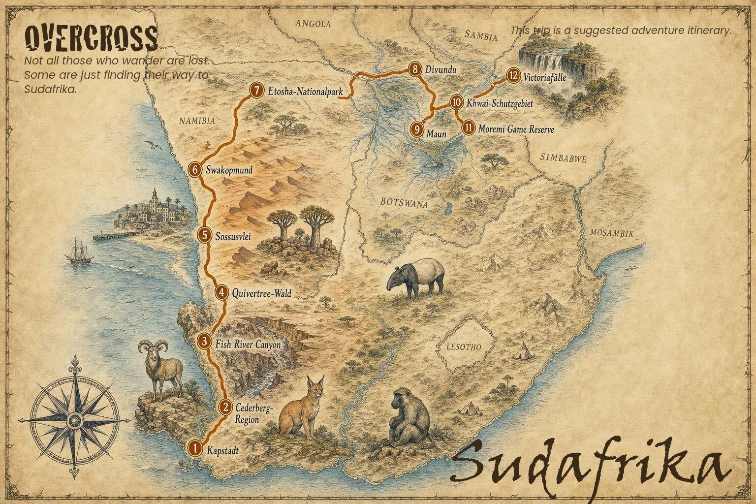 Cape Town, Cape Point, and Stellenbosch