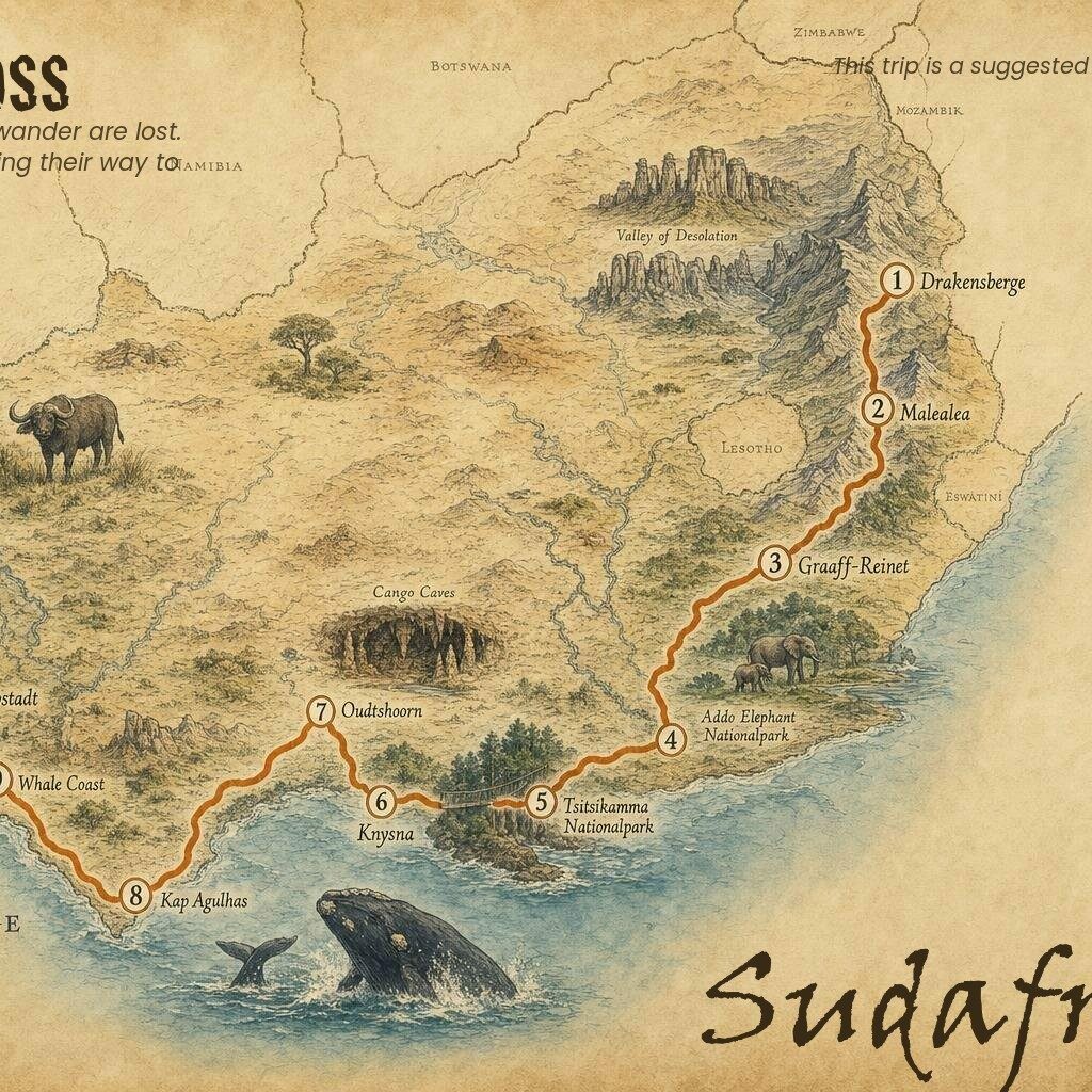 Südafrika Lesotho Gruppenreise Garden Route – Sudafrika Roadbook
