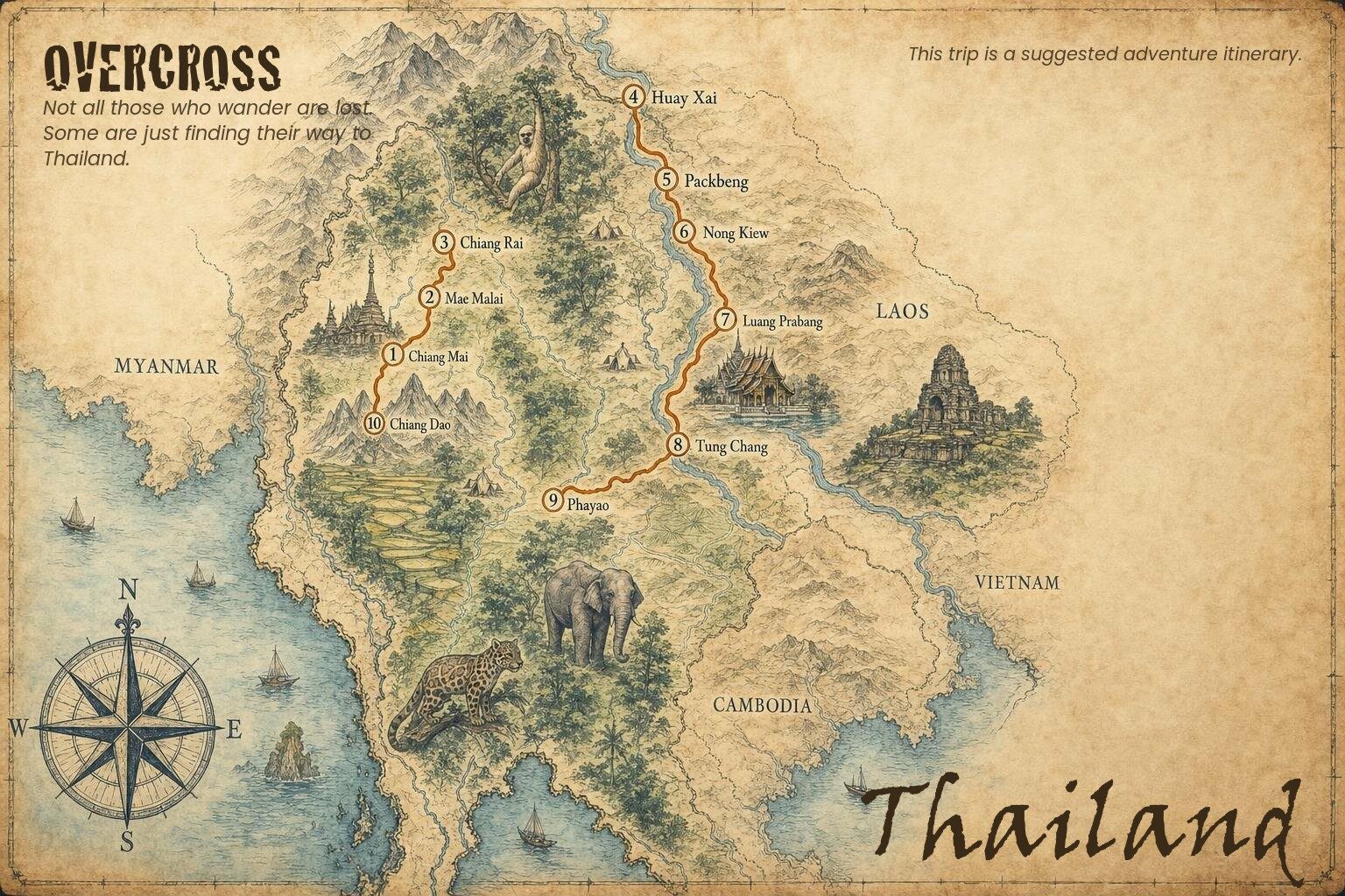 Multi-Country Routes via the Mekong