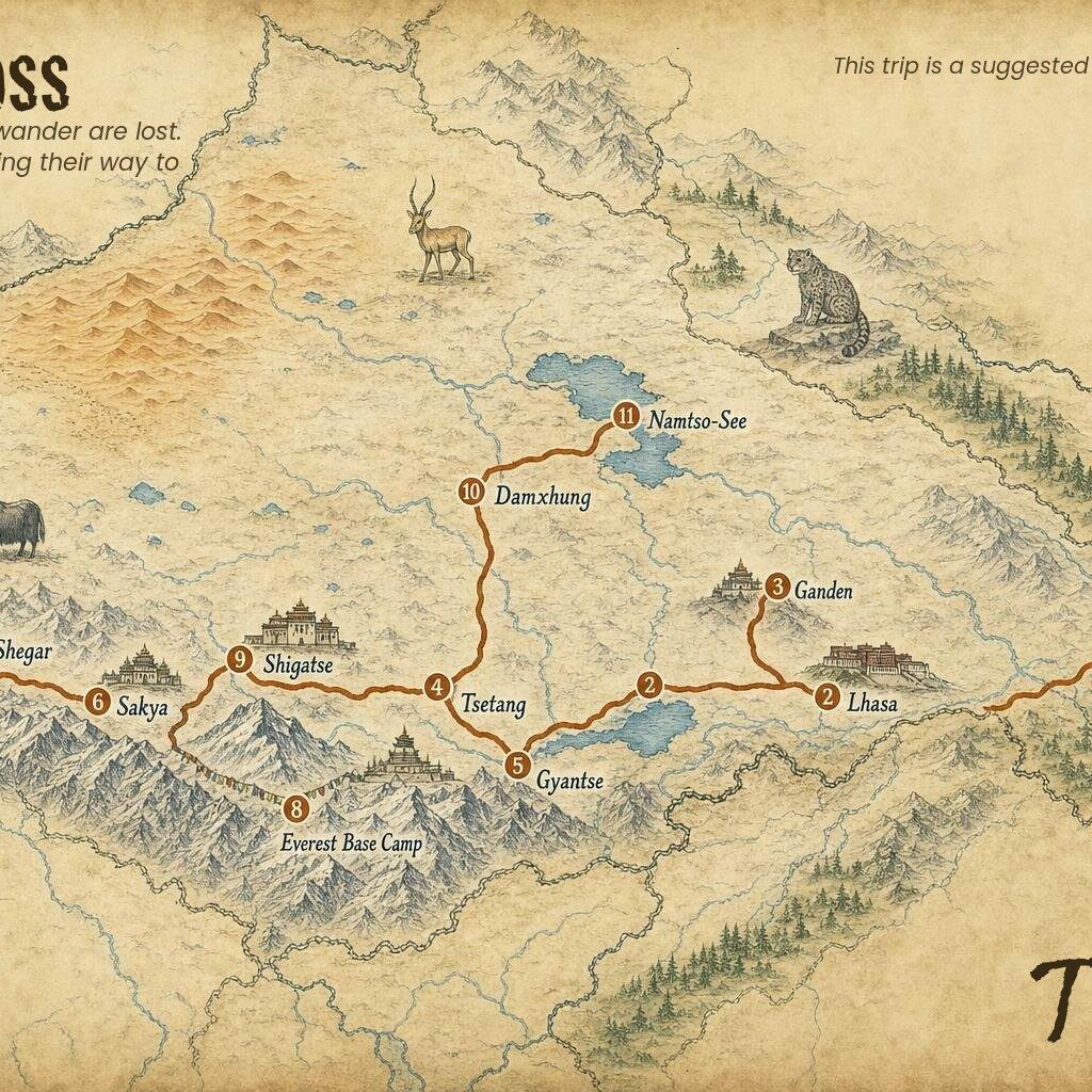 Motorradreise Tibet - Dach der Welt – Tibet Roadbook